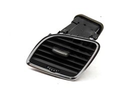15 AUDI Q3 8U FRONT LEFT DRIVER DASH OUTER A/C HEATER AIR VENT (Black & Silver)