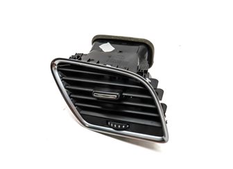 15 AUDI Q3 8U RIGHT PASSENGER DASH OUTER AC HEATER AIR VENT (Black & Silver)
