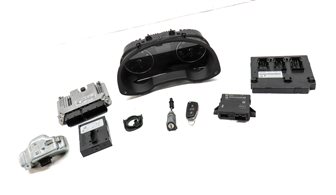 Thumbnail 24: 2015 AUDI Q3 (8U) 2.0L CCTA ENGINE ECM BCM IMMOBILIZER BODY MODULE KEY SET