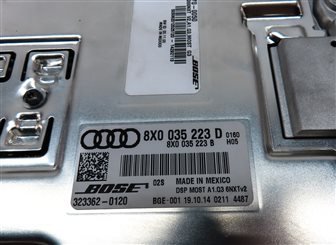 Thumbnail 5: 2015-2018 AUDI Q3 (8U) RADIO STEREO SPEAKER BOSE AMPLIFIER AMP