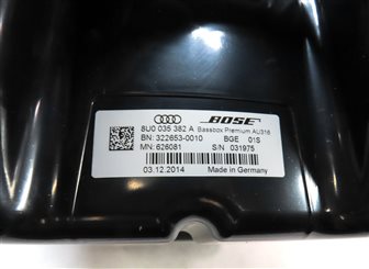 Thumbnail 9: 2015 AUDI Q3 8U FRONT REAR LEFT RIGHT BOSE WOOFER MIDRANGE TWEETER SPEAKER SET14