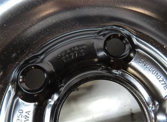 Thumbnail 7: 2015-2018 AUDI Q3 (8U) 18x4 SPARE TIRE WHEEL RIM (STEEL)