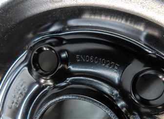 Thumbnail 8: 2015-2018 AUDI Q3 (8U) 18x4 SPARE TIRE WHEEL RIM (STEEL)