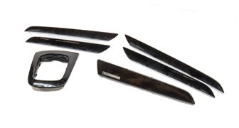 2015 AUDI Q3 (8U) FRONT REAR LEFT RIGHT DOOR DASH CONSOLE TRIM SET (Walnut Wood)