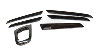 Thumbnail 2: 2015 AUDI Q3 (8U) FRONT REAR LEFT RIGHT DOOR DASH CONSOLE TRIM SET (Walnut Wood)
