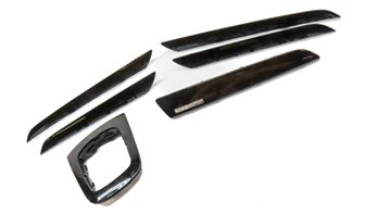 Thumbnail 3: 2015 AUDI Q3 (8U) FRONT REAR LEFT RIGHT DOOR DASH CONSOLE TRIM SET (Walnut Wood)