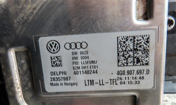 Thumbnail 8: 2015 AUDI Q3 (8U) FRONT LEFT DRIVER XENON HID HEADLIGHT LIGHT LAMP (NON AFS)