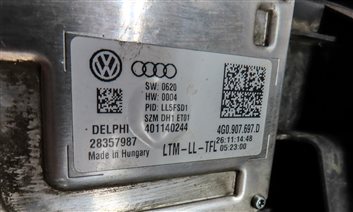 Thumbnail 8: 2015 AUDI Q3 (8U) FRONT RIGHT PASSENGER XENON HID HEADLIGHT LIGHT LAMP (NON AFS)