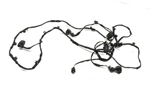 2015 AUDI Q3 (8U) FRONT PARK ASSIST PDC SENSOR SET 4 w/ WIRE HARNESS (SILVER)