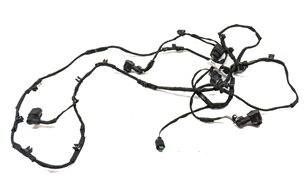 Thumbnail 2: 2015 AUDI Q3 (8U) FRONT PARK ASSIST PDC SENSOR SET 4 w/ WIRE HARNESS (SILVER)