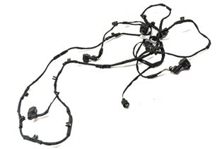 Thumbnail 3: 2015 AUDI Q3 (8U) FRONT PARK ASSIST PDC SENSOR SET 4 w/ WIRE HARNESS (SILVER)