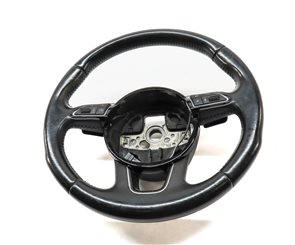 Thumbnail 2: 15-18 AUDI Q3 (8U) LEFT STEERING WHEEL w/ SWITCHES & SHIFT PADDLES (BLACK)