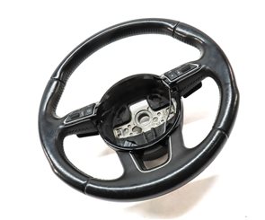 Thumbnail 3: 15-18 AUDI Q3 (8U) LEFT STEERING WHEEL w/ SWITCHES & SHIFT PADDLES (BLACK)