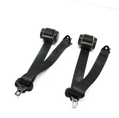2010 LAND ROVER LR4 (L319) 3RD THIRD ROW REAR SEATBELT RETRACTOR SET 2 (Black)