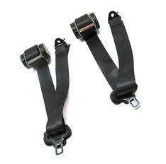 Thumbnail 3: 2010 LAND ROVER LR4 (L319) 3RD THIRD ROW REAR SEATBELT RETRACTOR SET 2 (Black)
