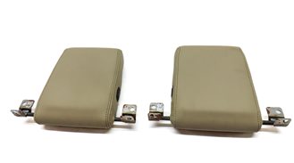Thumbnail 2: 2010 LAND ROVER LR4 REAR THIRD 3RD ROW LEFT & RIGHT SEAT HEADREST SET (Almond)