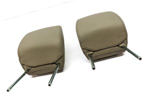Thumbnail 3: 2010-2016 LAND ROVER LR4 FRONT LEFT & RIGHT SEAT HEADREST SET 2 (Almond)