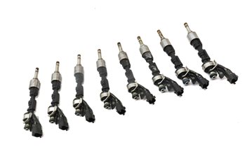 Thumbnail 3: 2010-2017 RANGE ROVER SPORT (L320 L322) JAGUAR XF XJ XK 5.0L FUEL INJECTOR SET 8