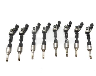 Thumbnail 4: 2010-2017 RANGE ROVER SPORT (L320 L322) JAGUAR XF XJ XK 5.0L FUEL INJECTOR SET 8