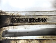 Thumbnail 4: 10-15 LAND ROVER LR4 10x8.5 10 SPLIT SPOKE ALUMINUM WHEEL RIM (SILVER SPARKLE)