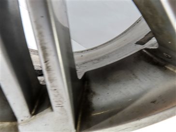 Thumbnail 8: 10-15 LAND ROVER LR4 10x8.5 10 SPLIT SPOKE ALUMINUM WHEEL RIM (SILVER SPARKLE)