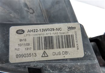 Thumbnail 7: 10-13 LAND ROVER LR4 (L319) RIGHT HID XENON ADAPTIVE HEADLIGHT HEAD LIGHT LAMP