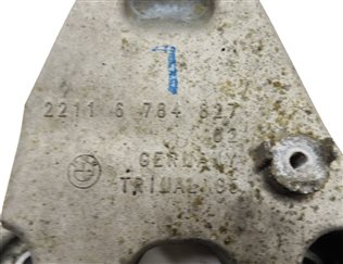 Thumbnail 9: 2011 BMW X3 (F25) 3.0L TURBO (N55) ENGINE LEFT & RIGHT MOUNT BRACKET SET 2