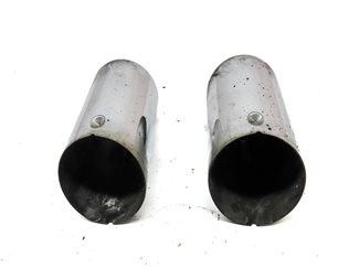 Thumbnail 5: 2011-2013 BMW X3 (F25) 3.0L N55 TURBO LEFT & RIGHT MUFFLER EXHAUST TIP SET 2