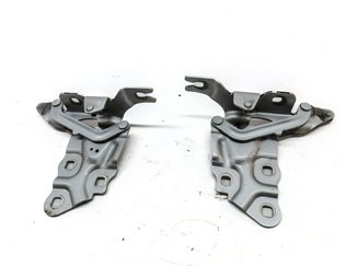 Thumbnail 4: 2011-2018 BMW X3 X4 (F25 F26) FRONT LEFT & RIGHT HOOD HINGE SET 2 (Silver)