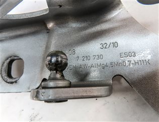 Thumbnail 6: 2011-2018 BMW X3 X4 (F25 F26) FRONT LEFT & RIGHT HOOD HINGE SET 2 (Silver)