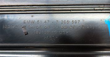 Thumbnail 12: 2011 BMW X3 (F25) FRONT REAR LEFT RIGHT DOOR SILL SCUFF PLATE SET 4 (BLACK)