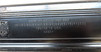Thumbnail 13: 2011 BMW X3 (F25) FRONT REAR LEFT RIGHT DOOR SILL SCUFF PLATE SET 4 (BLACK)