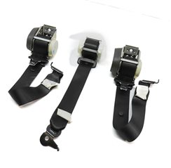 Thumbnail 1: 2011 BMW X3 (F25) 2ND ROW REAR LEFT RIGHT CENTER SEATBELT RETRACTOR SET3 (Black)