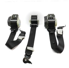 Thumbnail 2: 2011 BMW X3 (F25) 2ND ROW REAR LEFT RIGHT CENTER SEATBELT RETRACTOR SET3 (Black)