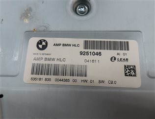 Thumbnail 5: 2011 BMW X3 (F25) LEAR HIFI AUDIO STEREO RADIO SYSTEM AMPLIFIER AMP (THRU 2/11)