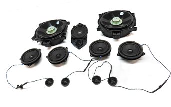 Thumbnail 2: 2011 BMW X3 (F25) FRONT REAR LEFT RIGHT WOOFER MIDRANGE TWEETER SPEAKER SET 11