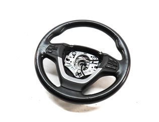 Thumbnail 1: 11-18 BMW X3 X4 (F25 F26) HEATED SPORT 3 SPOKE STEERING WHEEL & SWITCHES (Black)
