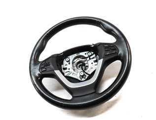 Thumbnail 3: 11-18 BMW X3 X4 (F25 F26) HEATED SPORT 3 SPOKE STEERING WHEEL & SWITCHES (Black)