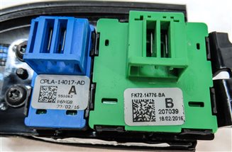 Thumbnail 7: 16 RANGE ROVER SPORT L494 FRONT RIGHT PASSENGER MEMORY SEAT SWITCH (GRAY OAK)