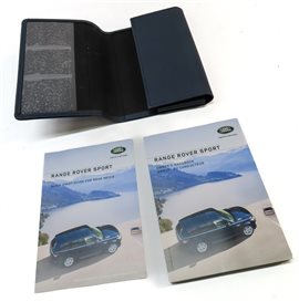Thumbnail 3: 16 RANGE ROVER SPORT L494 3.0L DIESEL ENGINE OWNER'S MANUAL BOOKLET SET/3 w/CASE