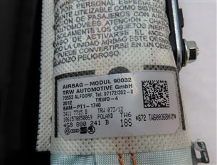Thumbnail 6: 12-17 AUDI A7 S7 RS7 (C7 4G8) FRONT LEFT LOWER VENTED COMFORT SEAT CUSHION BLACK
