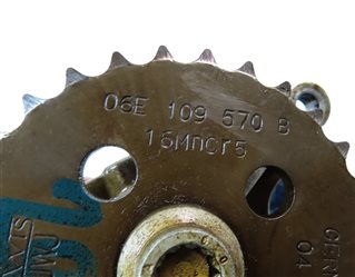 Thumbnail 6: 12 AUDI A7 C7 4G8 3.0L SUPER ENGINE OIL FLUID PUMP w/PICK UP TUBE & SPROCKET
