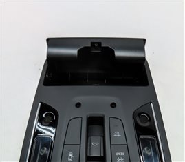 Thumbnail 10: 2012 AUDI A7 (C7 4G8) FRONT OVERHEAD DOME LIGHT LAMP w/SWITCHES (BLACK)