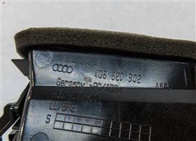 Thumbnail 7: 2012 AUDI A7 (C7 4G8) FRONT RIGHT PASSENGER OUTER DASH HEAT AIR AC VENT (BLACK)