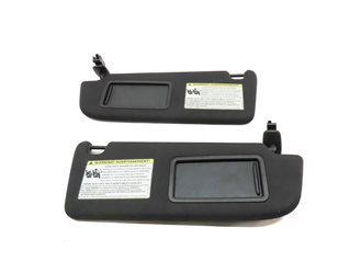 Thumbnail 2: 12-17 AUDI A7 S7 RS7 C7 4G8 LEFT DRIVER & RIGHT PASSENGER SUNVISOR SET(BLACK)