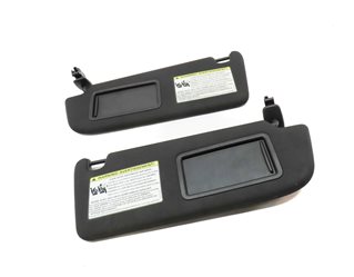 Thumbnail 3: 12-17 AUDI A7 S7 RS7 C7 4G8 LEFT DRIVER & RIGHT PASSENGER SUNVISOR SET(BLACK)
