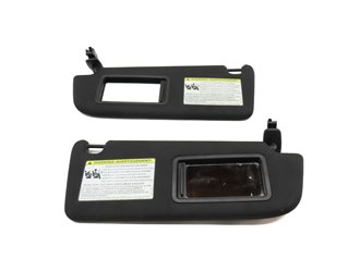 Thumbnail 4: 12-17 AUDI A7 S7 RS7 C7 4G8 LEFT DRIVER & RIGHT PASSENGER SUNVISOR SET(BLACK)