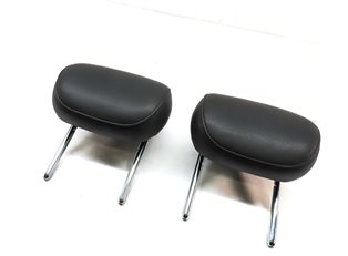 12-18 AUDI A7 S7 RS7 (C7 4G8) REAR LEFT & RIGHT SEAT HEADREST SET2 (BLACK)