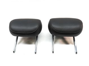 Thumbnail 2: 12-18 AUDI A7 S7 RS7 (C7 4G8) REAR LEFT & RIGHT SEAT HEADREST SET2 (BLACK)