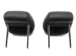 Thumbnail 6: 12-18 AUDI A7 S7 RS7 (C7 4G8) REAR LEFT & RIGHT SEAT HEADREST SET2 (BLACK)